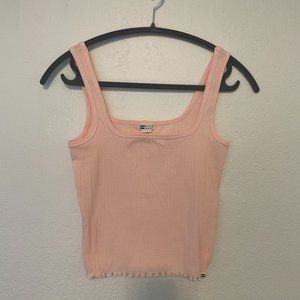 Billabong Pink Crop Top Sleeveless